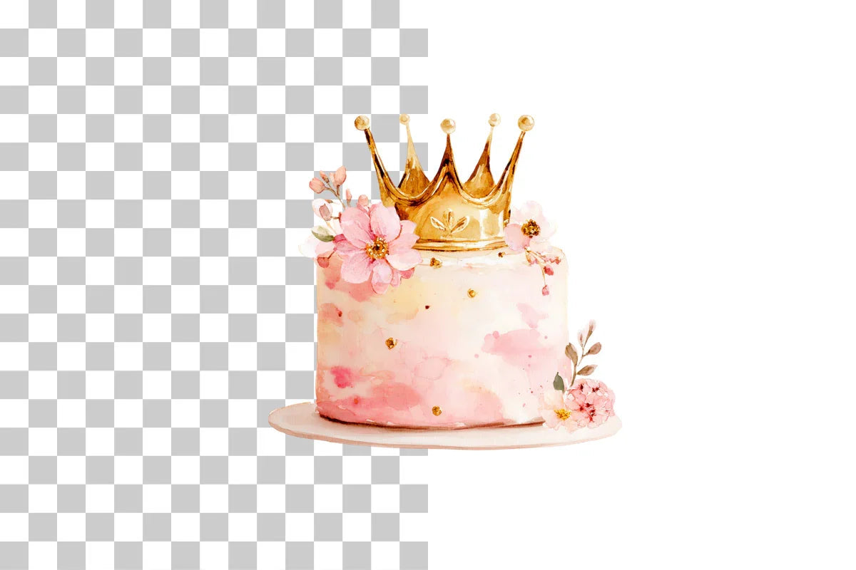 Pink Princess Clipart Bundle - CraftNest - Digital Crafting and Art