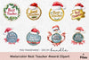 Best Teacher Award Clipart Bundle