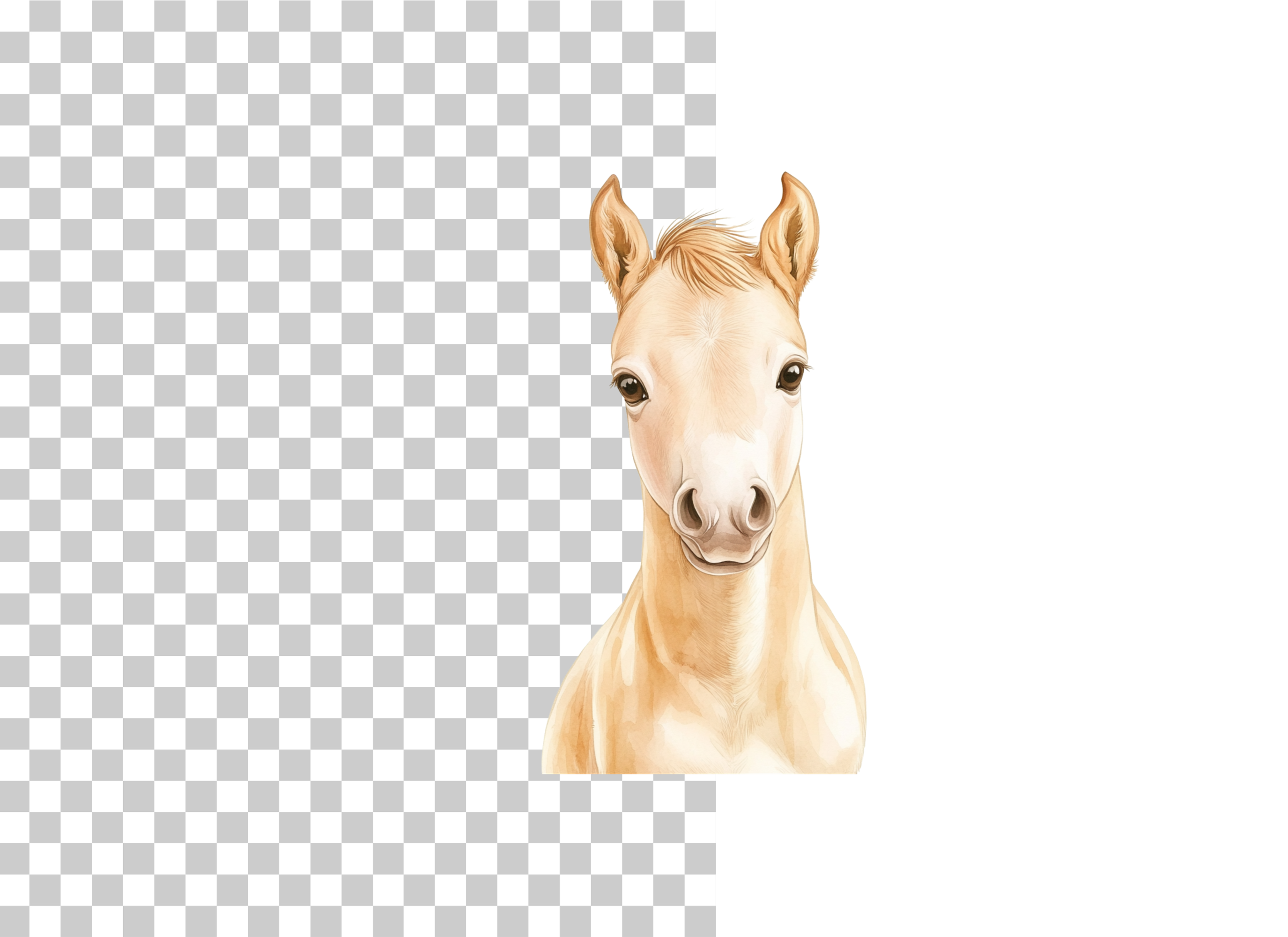 Baby Horse Nursery Pony Clipart Bundle