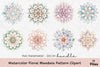 Floral Mandala Pattern Clipart Bundle