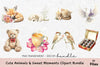Cute Animals & Sweet Moments Clipart Bundle