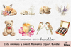 Cute Animals & Sweet Moments Clipart Bundle