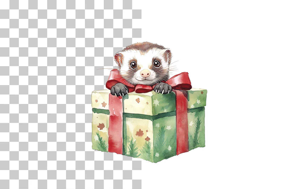 Holiday Otter Clipart Bundle - CraftNest - Digital Crafting and Art