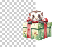Holiday Otter Clipart Bundle - CraftNest - Digital Crafting and Art