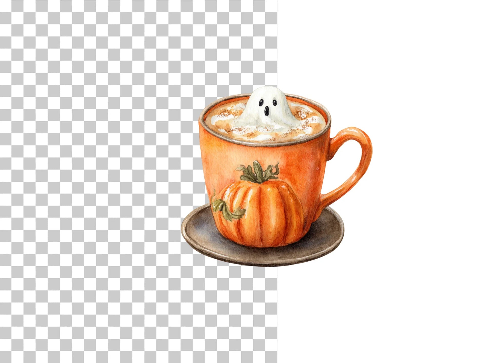 Boo Tea Cup Clipart Bundle - CraftNest - Digital Crafting and Art