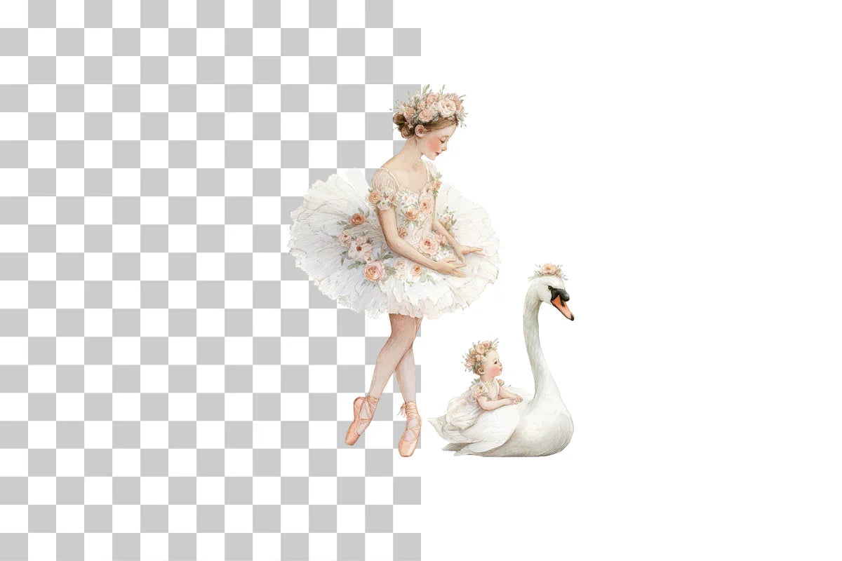 Cute Ballerina Clipart Bundle - CraftNest - Digital Crafting and Art