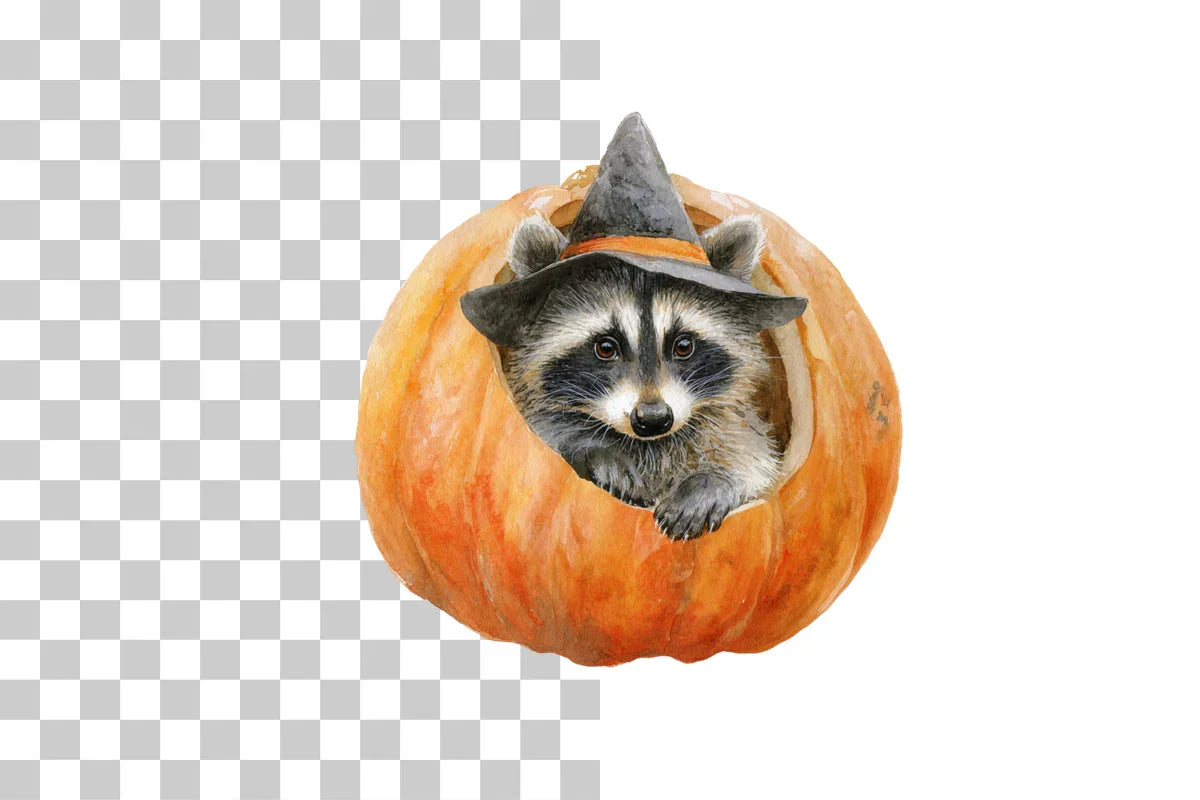 Woodland Halloween Clipart Bundle - CraftNest - Digital Crafting and Art