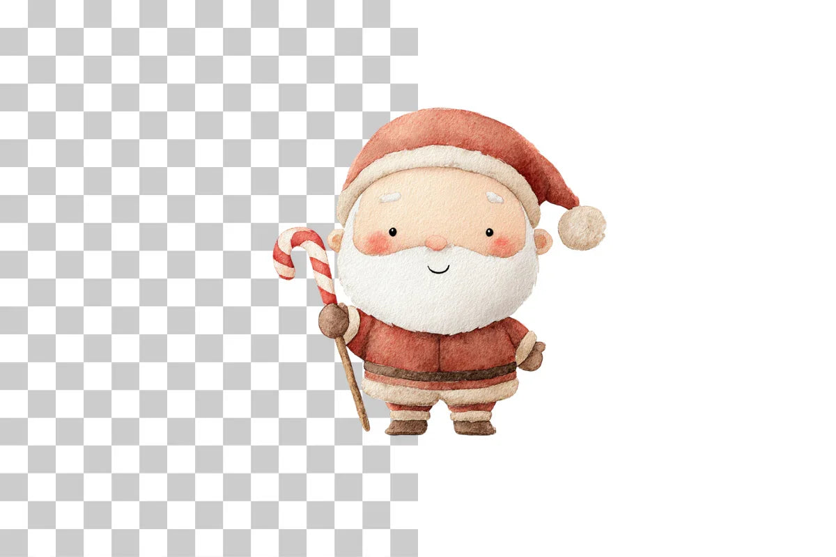 Cute Baby Santa Claus Clipart Bundle - CraftNest - Digital Crafting and Art