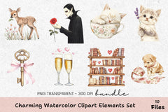 Cozy Love & Cute Animals Clipart Bundle - CraftNest - Digital Crafting and Art