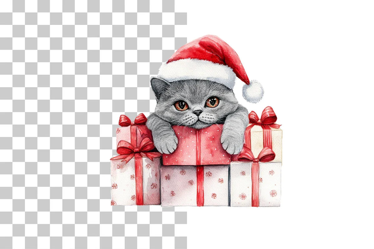 Cozy Cute Cats Clipart Bundle - CraftNest - Digital Crafting and Art