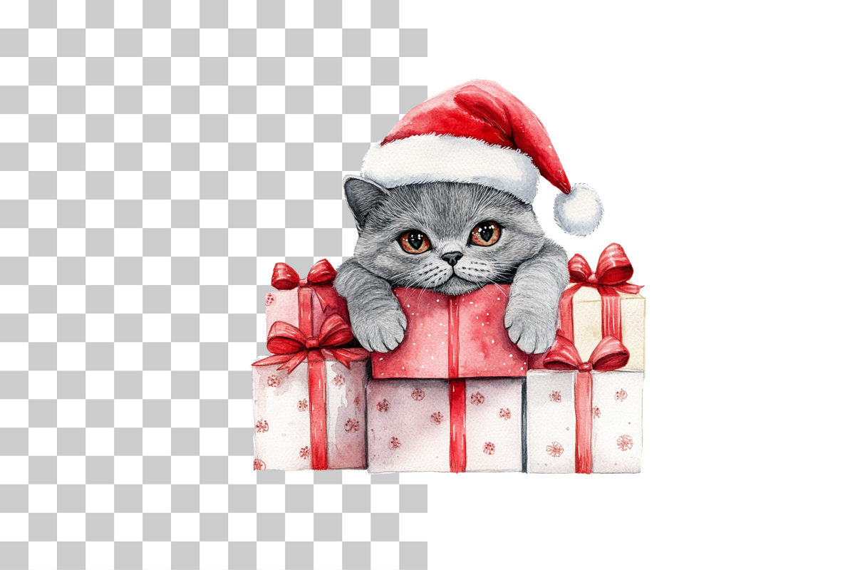 Cozy Cute Cats Clipart Bundle