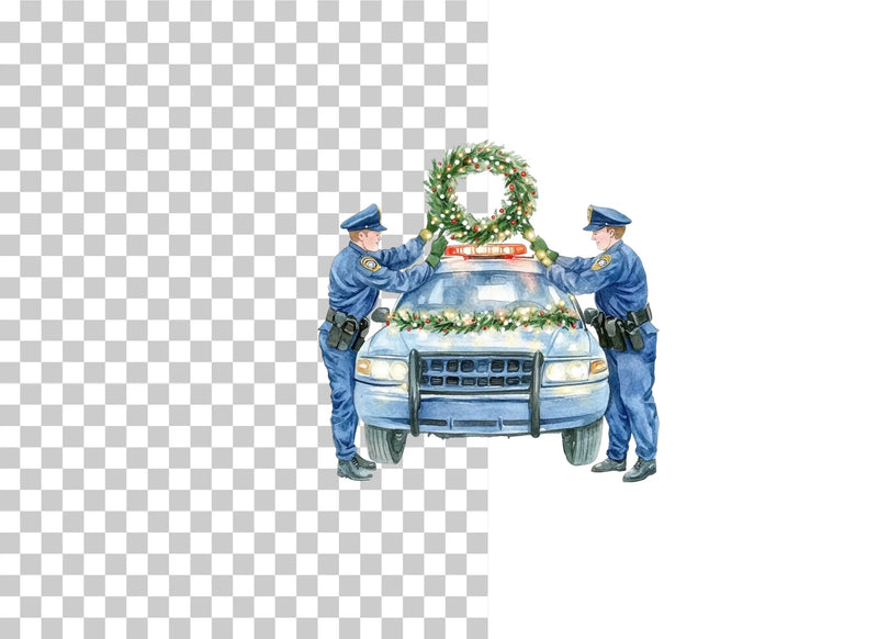 Holiday Police Clipart Bundle - CraftNest - Digital Crafting and Art