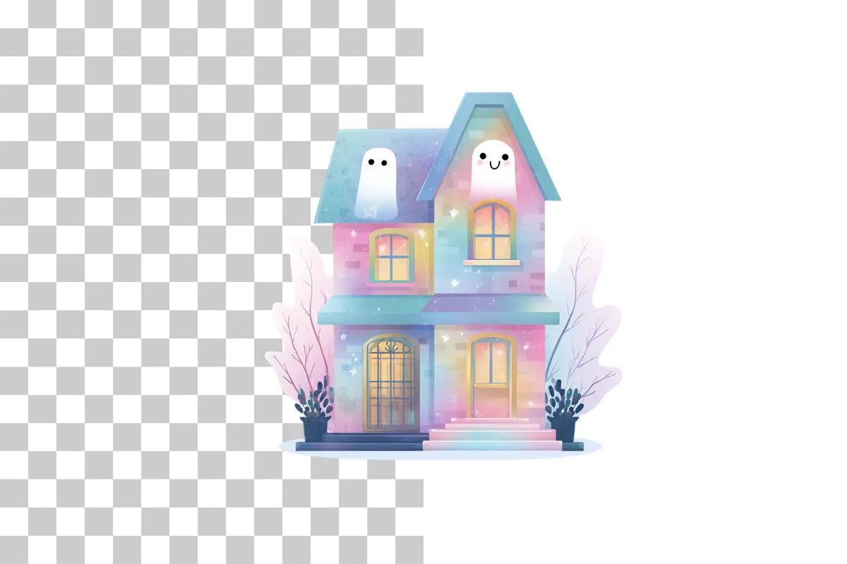Kawaii Halloween Clipart Bundle for Spooky Fun - CraftNest - Digital Crafting and Art