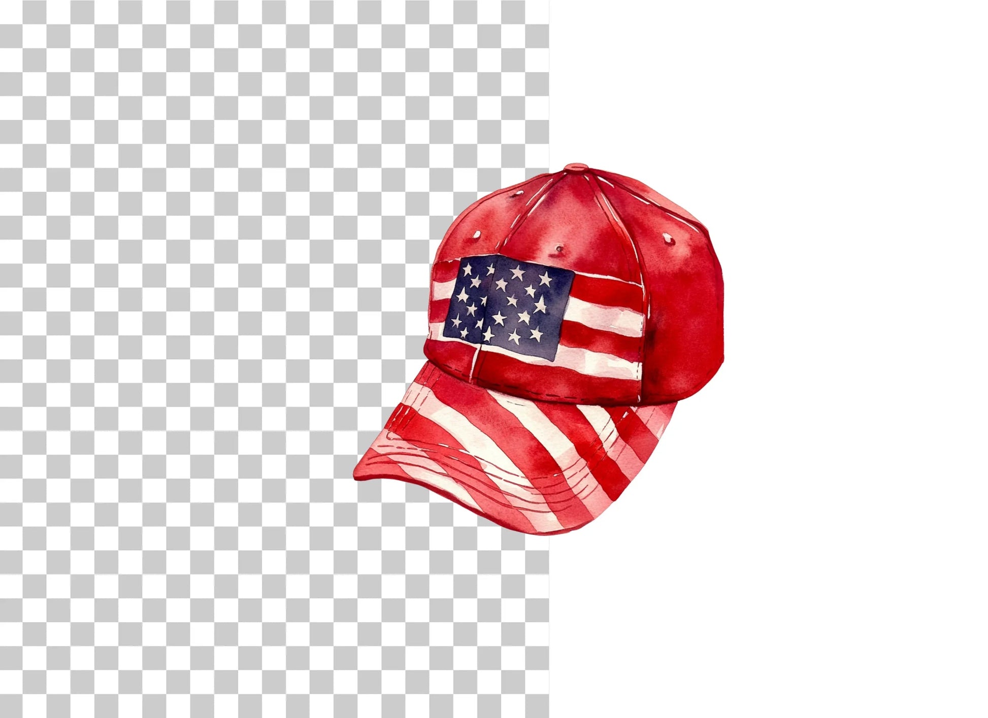 Patriotic MAGA Cap Clipart Bundle - CraftNest - Digital Crafting and Art