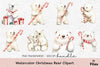 Christmas Bear Clipart Bundle