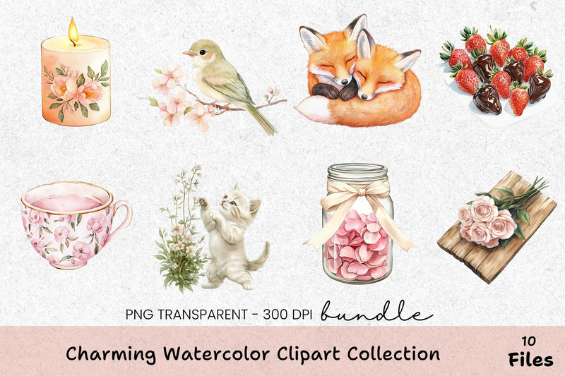Charming Clipart Bundle Collection - CraftNest - Digital Crafting and Art