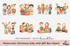 Christmas Kids Gift Box Clipart Bundle