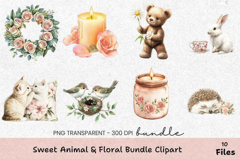 Adorable Valentine's Day Graphics Clipart Bundle - CraftNest - Digital Crafting and Art