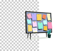 School Notice Board Clipart Bundle - CraftNest - Digital Crafting and Art