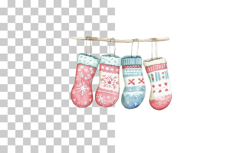Socks Clipart Bundle - CraftNest - Digital Crafting and Art