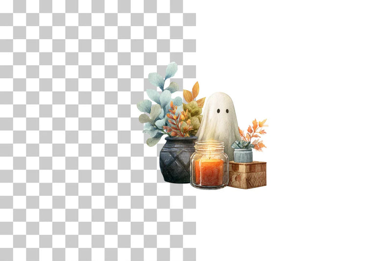 Autumn Boo Clipart Bundle - CraftNest - Digital Crafting and Art