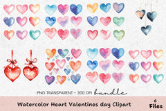 Heart Valentine's Day Clipart Bundle - CraftNest - Digital Crafting and Art