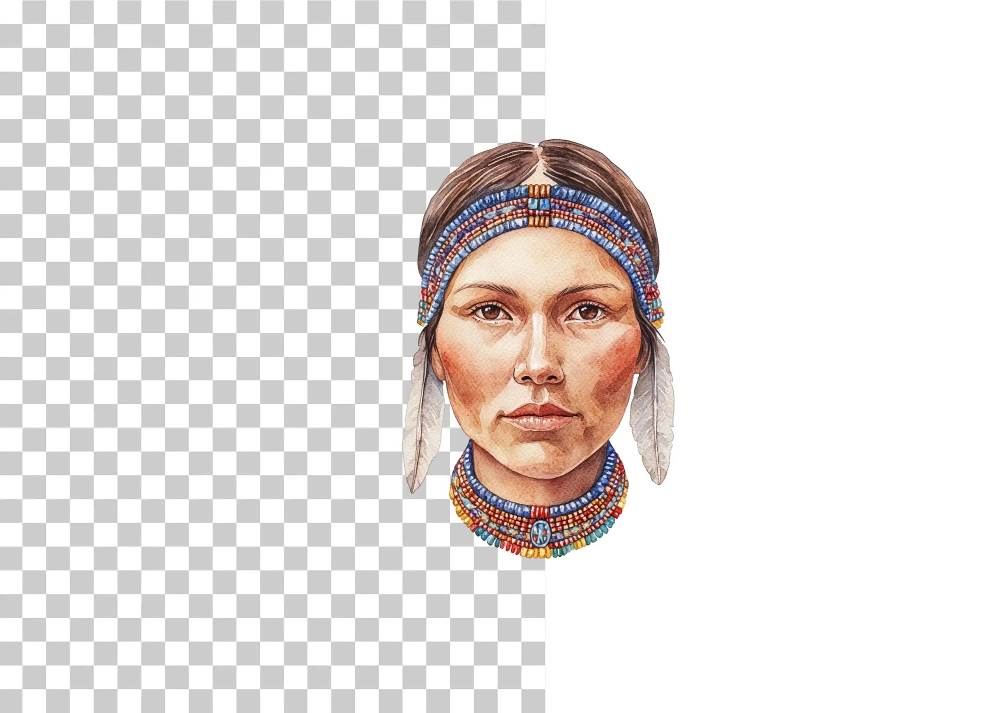 Native American Cultural Portraits Clipart Bundle - CraftNest - Digital Crafting and Art