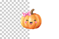 Cute Pumpkin Boo Clipart Bundle - CraftNest - Digital Crafting and Art