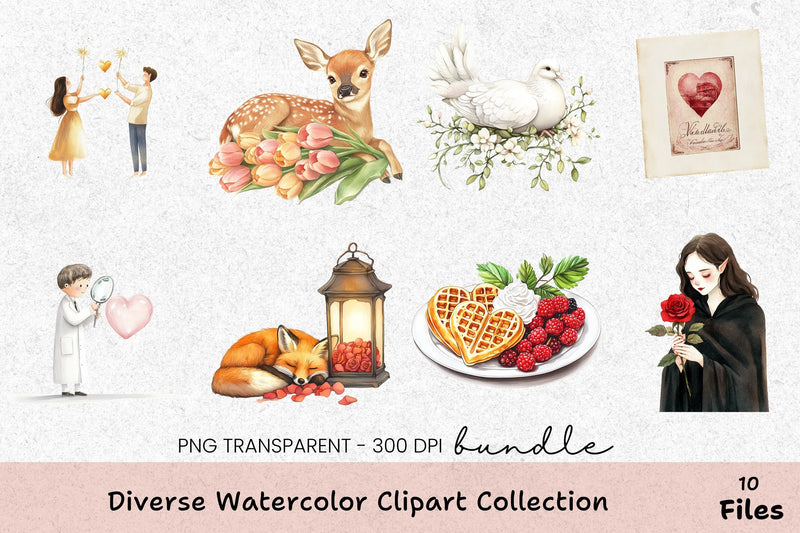 Diverse Clipart Bundle Collection - CraftNest - Digital Crafting and Art