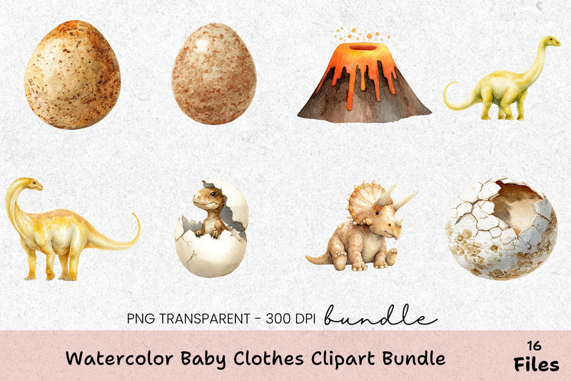 Adorable Baby Clothes Clipart Bundle - CraftNest - Digital Crafting and Art