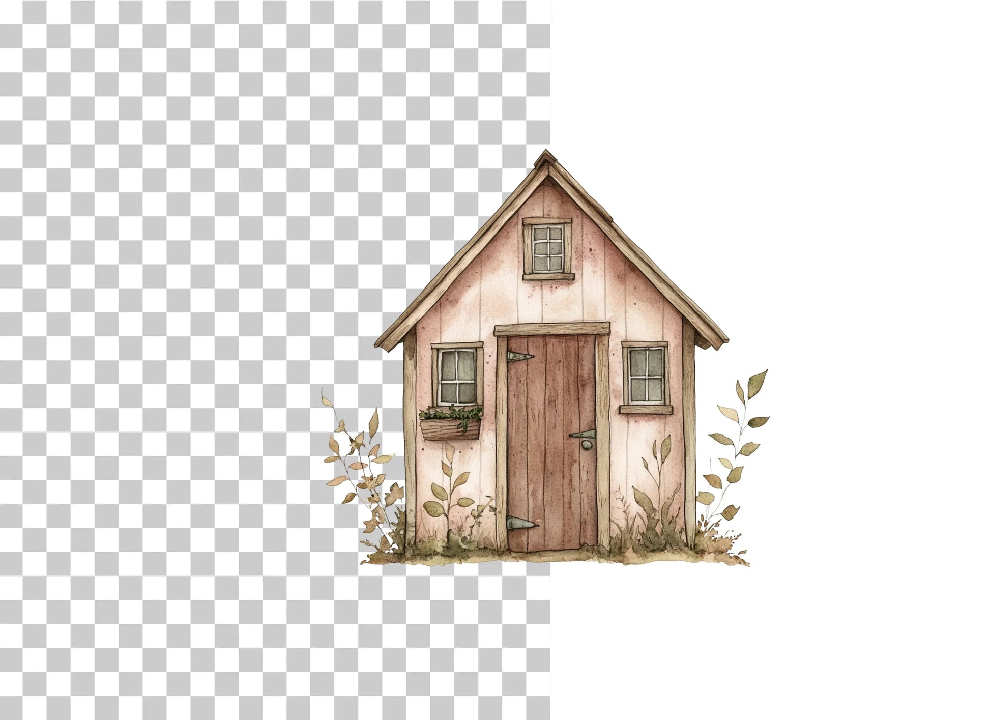 Garden Shed Cottage Clipart Bundle - CraftNest - Digital Crafting and Art