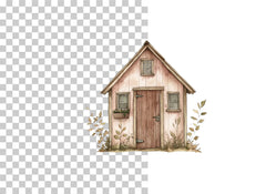 Garden Shed Cottage Clipart Bundle - CraftNest - Digital Crafting and Art