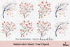 Heart Tree Clipart Bundle
