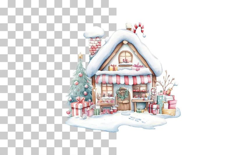 Holiday Shop Clipart Bundle - CraftNest - Digital Crafting and Art
