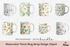 Floral Wrap Design Mug Bundle