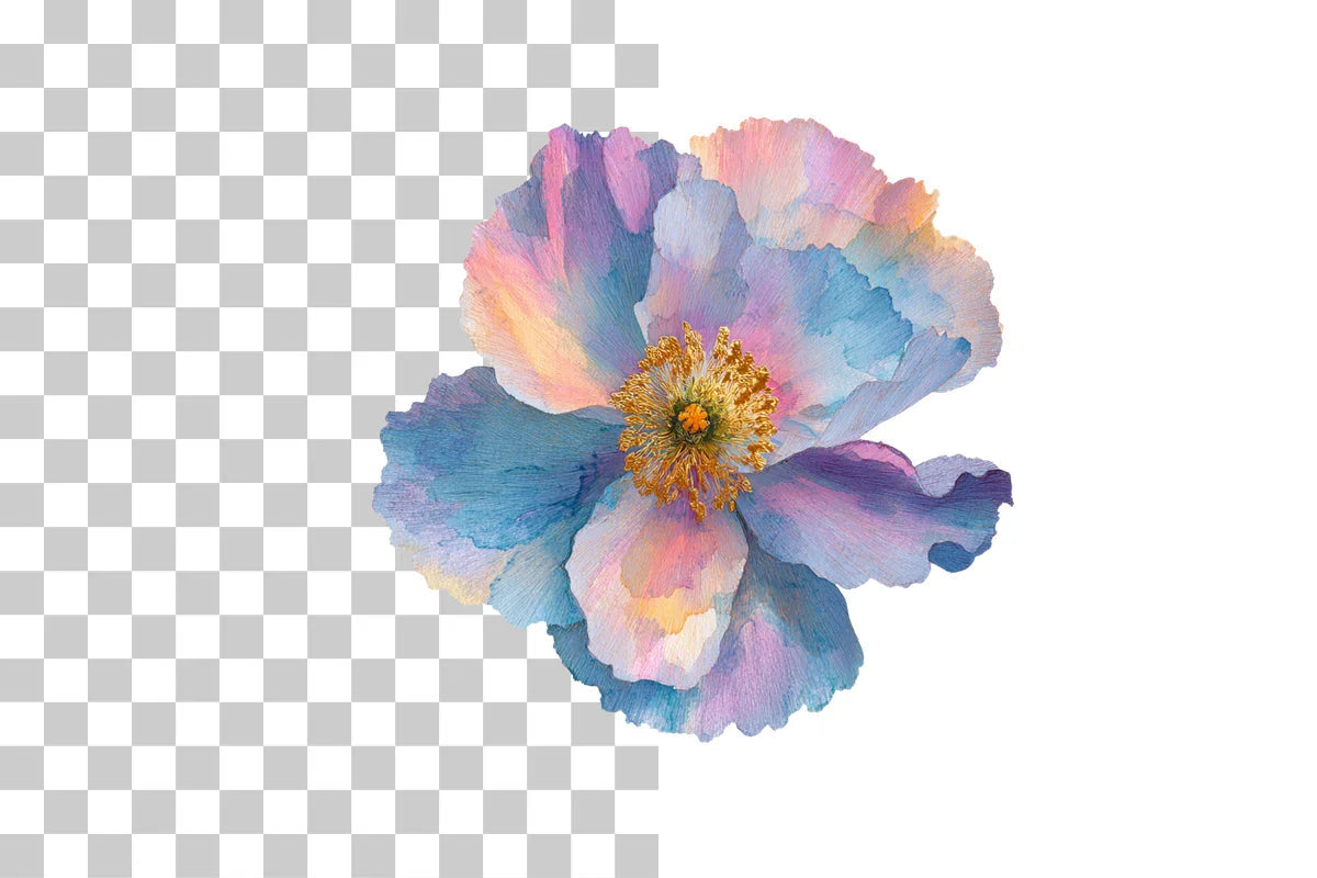 Multicolour Poppy Clipart Bundle - CraftNest - Digital Crafting and Art
