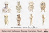 Halloween Mummy Character Clipart Bundle
