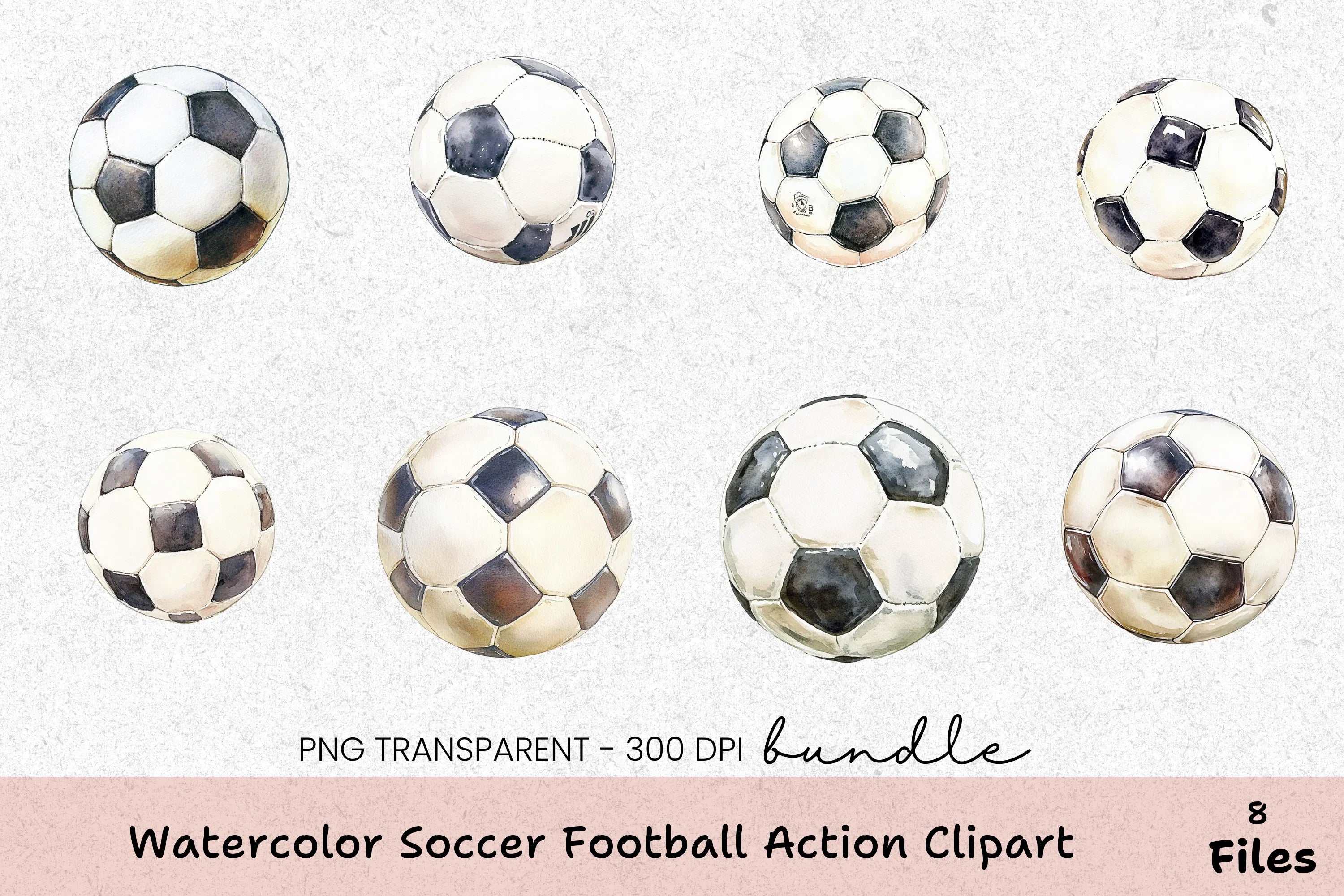 Soccer Football Action Clipart Bundle - CraftNest - Digital Crafting and Art