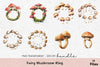 Fairy Mushroom Ring Clipart Bundle