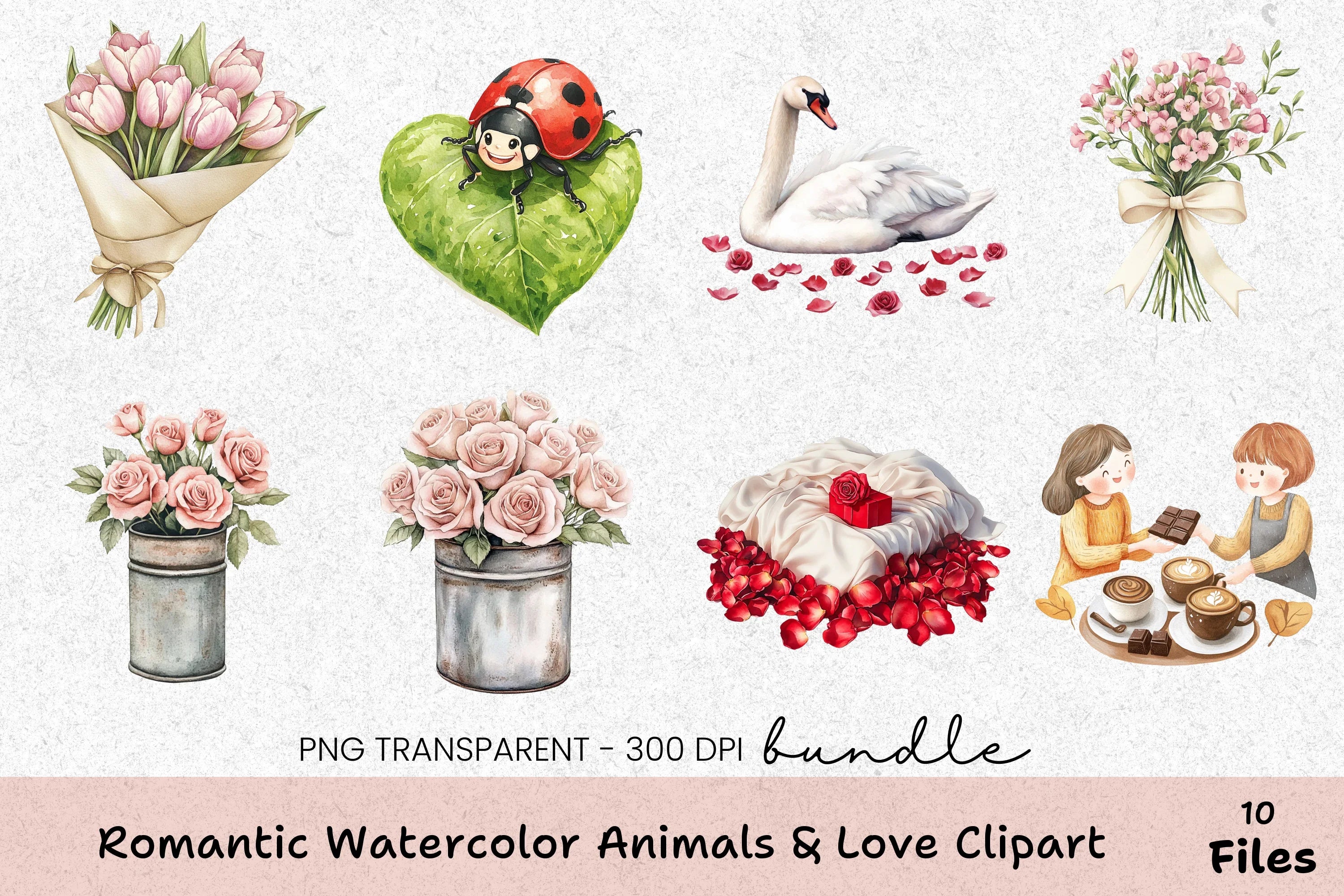 Charming Cottagecore Clipart Collection Bundle - CraftNest - Digital Crafting and Art