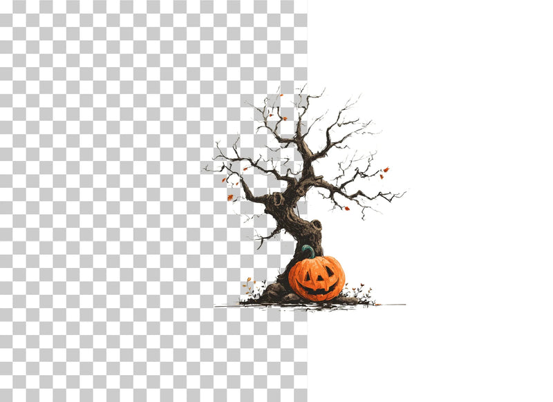 Spooky Tree Clipart Bundle - CraftNest - Digital Crafting and Art