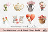 Cute Love & Animal Clipart Bundle
