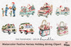 Festive Heroes Holiday Giving Clipart Bundle