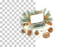 Holiday Laptop Clipart Bundle - CraftNest - Digital Crafting and Art