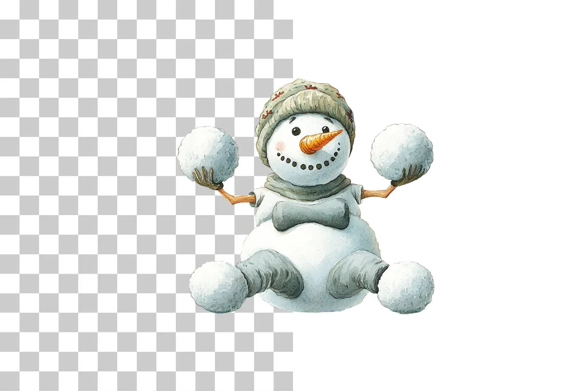 Snowman Workout Clipart Bundle - CraftNest - Digital Crafting and Art