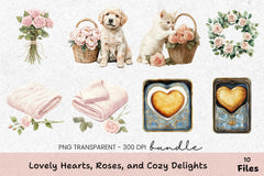 Adorable Valentine's Day Clipart Set Bundle - CraftNest - Digital Crafting and Art
