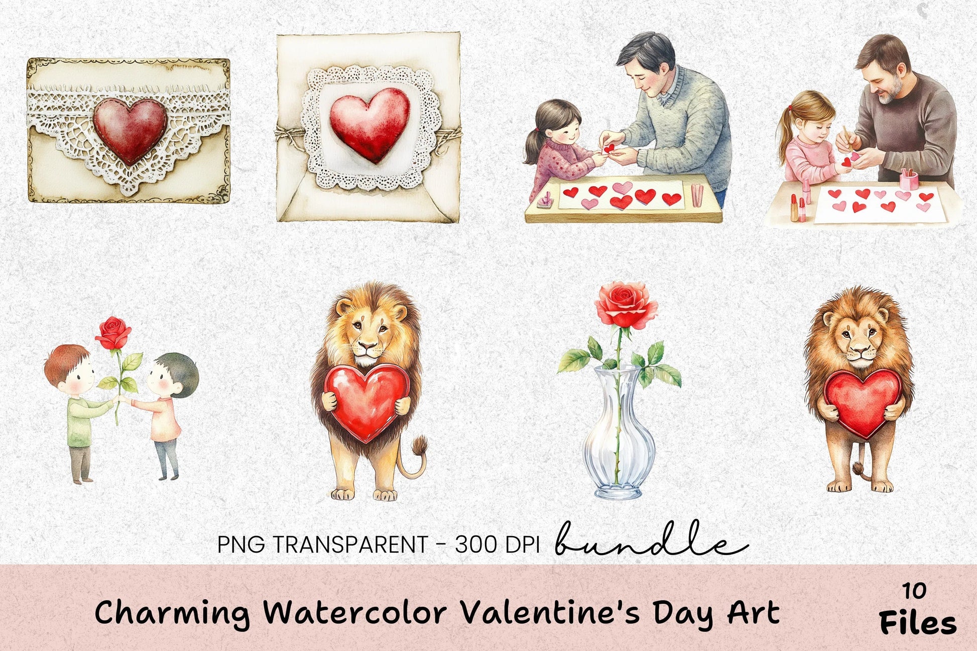 Sweet Valentine's Day Clipart Collection Bundle - CraftNest - Digital Crafting and Art