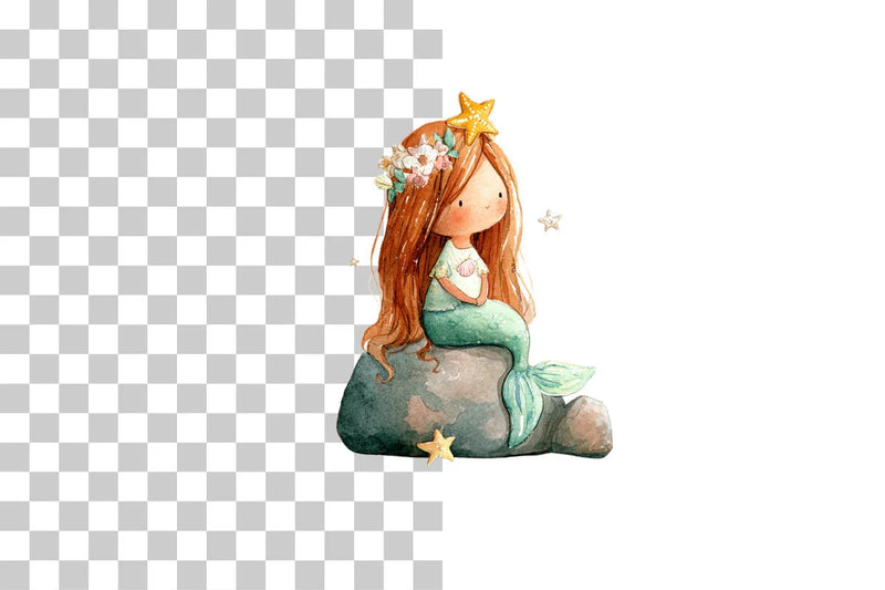 Mermaid Clipart Bundle - CraftNest - Digital Crafting and Art