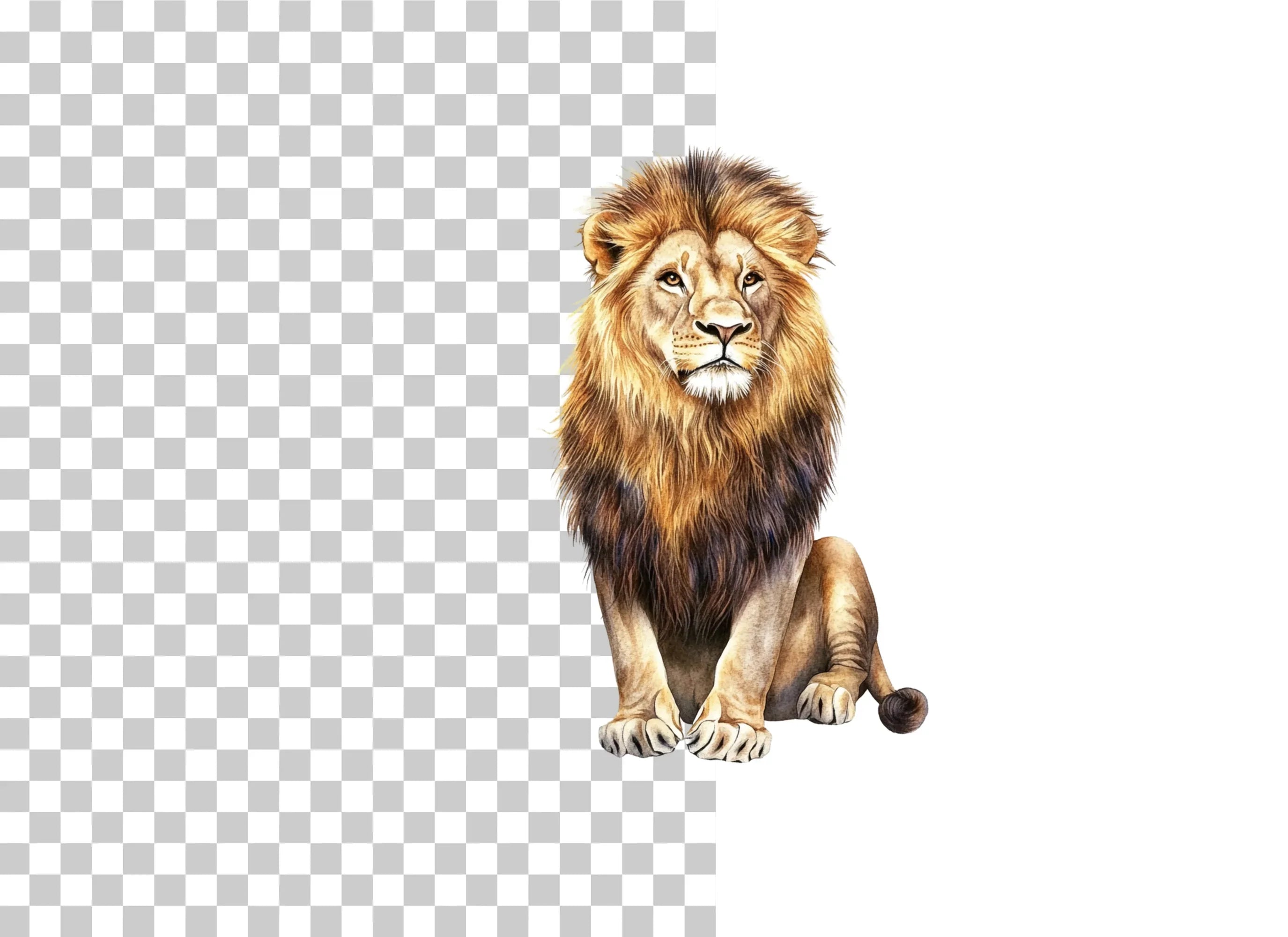 Lion Splatter Clipart Bundle - CraftNest - Digital Crafting and Art