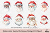 Santa Christmas Design Kit Clipart Bundle